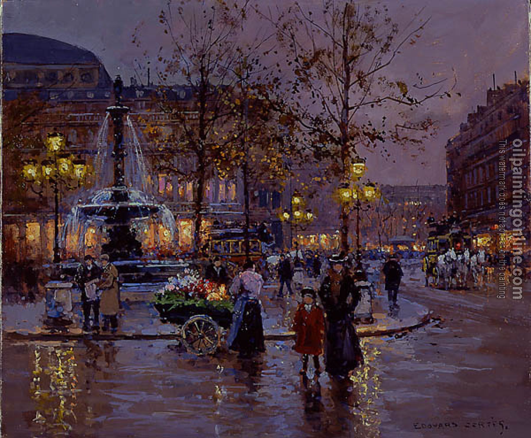 Edouard Cortes - Place du Theatre de la Comedie Francaise